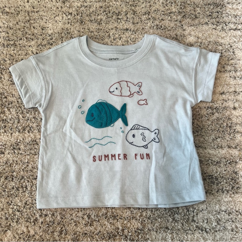 NWOT Carter’s Baby Summer Fun T-Shirt Size 12 Months